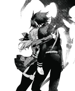 Shinoa embracing Yu
