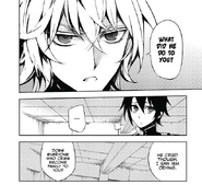 Mika and Yu argue over Guren