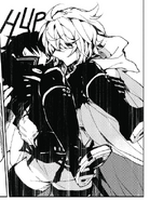 Mika takes Yu in his arms