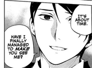 Saito asking Shinoa about his reaction