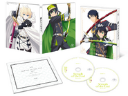 Seraph of the End BD/DVD cour 1, includes episodes 1-12 and bonus material.