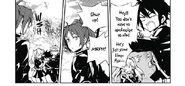 Yu is not happy that Shinoa is apologizing