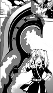 Mitsuba Sangū holding her Demon Weapon