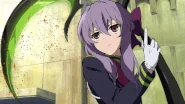 Shinoa manifesting Shikama Doji before her clash with Mitsuba