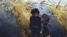 Escaping, but having to leave Guren behind
