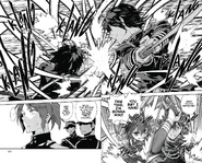 Guren and Yu fight on equal terms