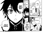 Yu easily solves Ferid's riddle