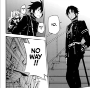 Reunited with Guren who is shown to be the helper