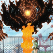 Shikama Dōji as a manifestation in the anime adaptation