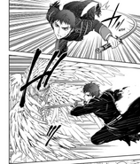 Kureto attacks Shikama