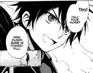 Yu sees that Guren is very strong