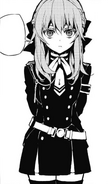 Shinoa in her Japanese Imperial Demon Army uniform