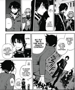 Shinoa waves to Yu, Guren still refuses Yu's request to join the army