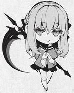 Chibi Shinoa in school unifrom
