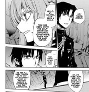 Guren and Shinoa talking