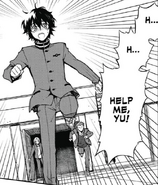 Yoichi comes running for help