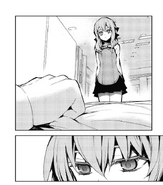 Shinoa looks at Yu with a some of sadness