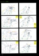 Shinoa and Yu fighting on roof (Ep. 3)