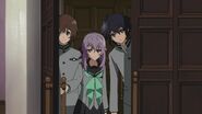 Episode 4 - Yu, Shinoa and Yoichi entering Class