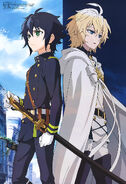 Seraph of the End poster from Animedia Magazine