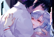 Guren embracing a crying Mahiru