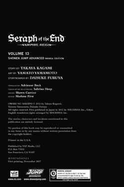 Volume 13, Owari no Seraph Wiki