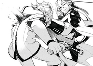 Stabbing Mika through the chest