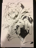 Mika artwork, August 2016.png (2.3 MB) 2016-08-03 Jump SQ Twitter post following the Animagi C event at Germany, featuring Mika