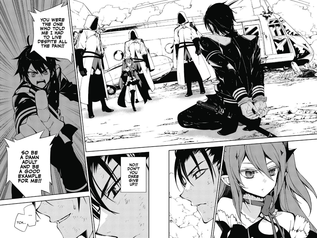 Thoughts About The Possessed Guren Scene:Anime v. Manga