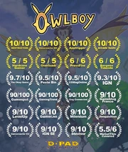 Owlboy awards
