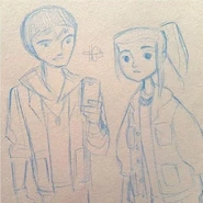 Alex and Jonas Sketch Oxenfree