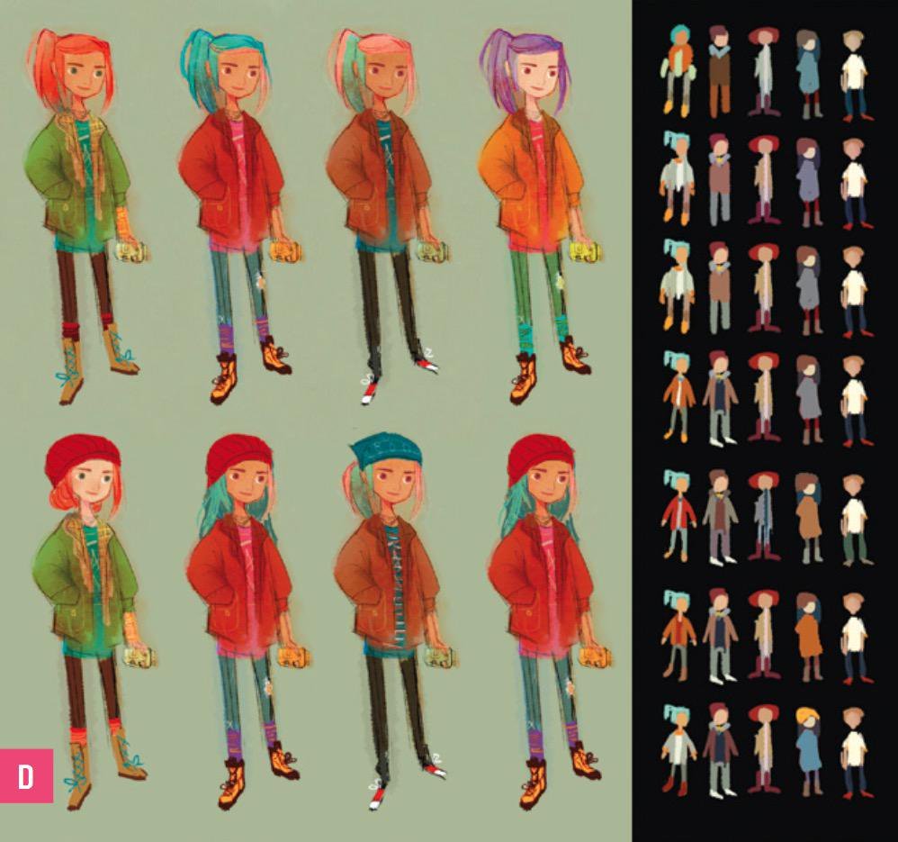 oxenfree game character portraits