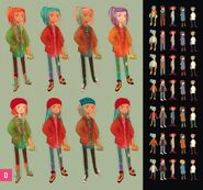 Alex Concepts and Character Color Concepts