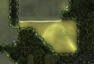 Паку в грязной воде