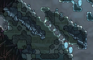 Вольфрамитовые жилы в ледяном биоме