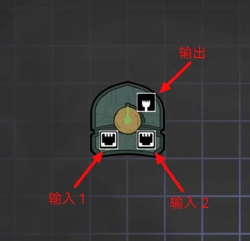 异或门中两个不对称的输入端