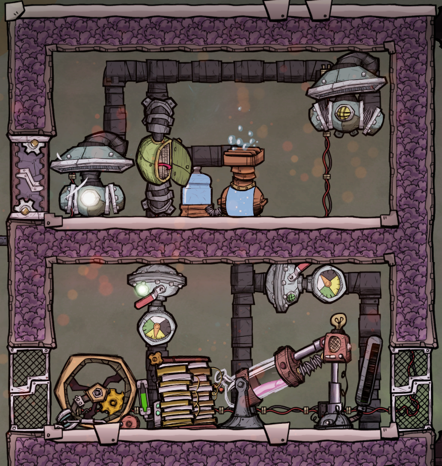 skandale græsplæne Hearty Guide/Self-Powering Oxygen Machine - Oxygen Not Included Wiki