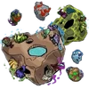 Planetoid Clusters