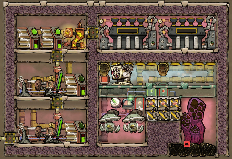 Cool Steam Vent Setup - Oxygen Not Included