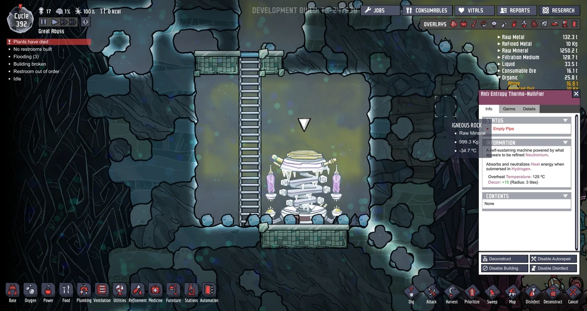 Anti Entropy ThermoNullifier Oxygen Not Included Wiki