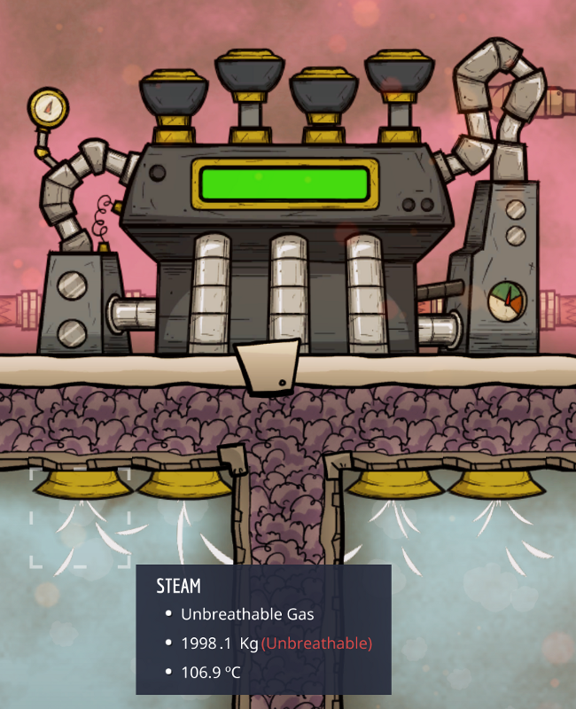 HELP WANTED - Why is steam not water under 100C - [Oxygen Not