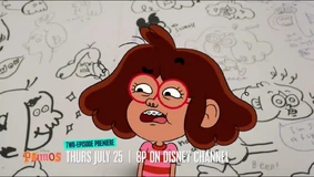 A banner promoting the show release date.