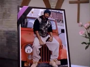 The photograph used at Post's funeral.