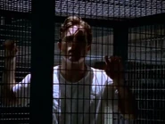 Guenzel in the cage.
