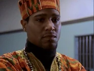 Hughes in his Zulu getup.