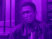 White as seen in his crime flashback.