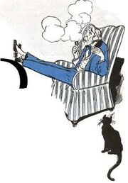 John R. Neill´s first sketch for Uncle Henry.