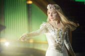 Glinda using her wand