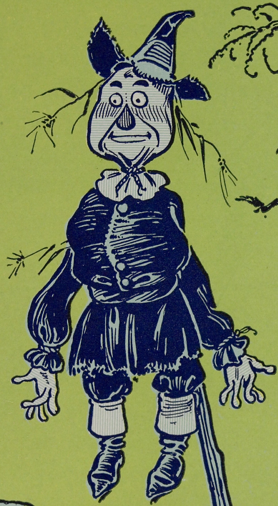 wizard of oz scarecrow drawing