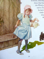 Dorothy Gale in Silver Shoes by artist Charles Santote